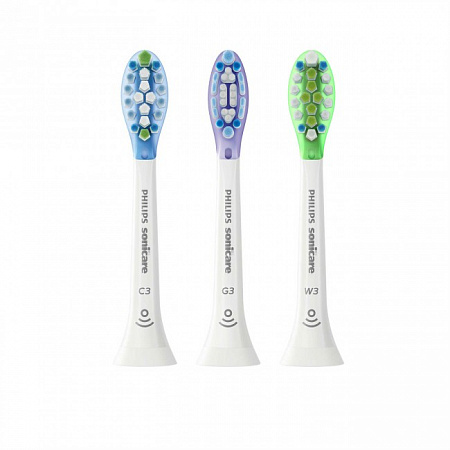 Philips Premium HX9073/07 - набор стандартных насадок для электрической зубной щетки (3 шт.) 