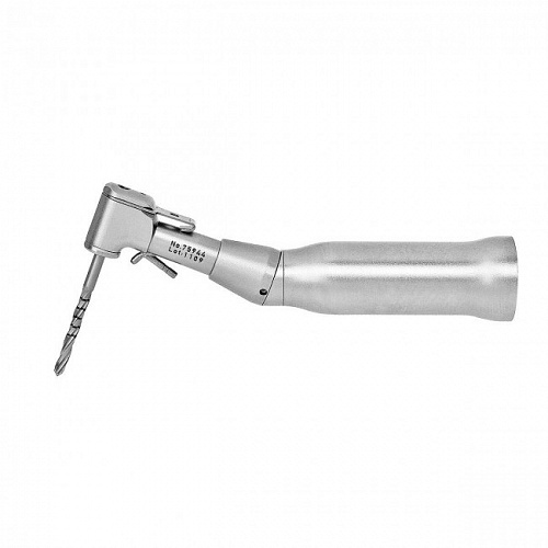 Nouvag 5050 - угловой хирургический наконечник с поворотной защелкой, без света с внешним охлаждением, 1:1