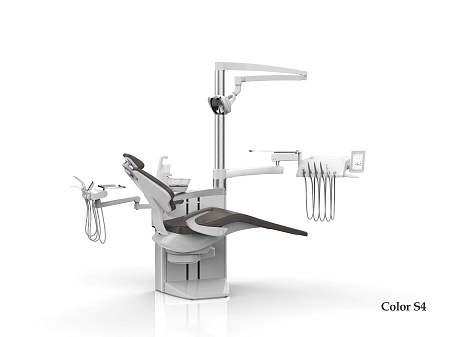 SILVERFOX 8000B SMS0 – Стоматологическая установка с нижней подачей и пневматическая система управления инструментами, подачей воды и воздуха