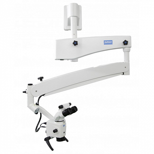 Zumax OMS 2350 - дентальный эндодонтический бинокулярный микроскоп со светодиодной подсветкой и шестиступенчатой регулировкой увеличения 